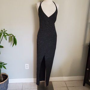 Express Dark Gray Maxi Dress